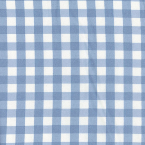 Riley Blake Fabrics Love You to the Moon Flannel Echo Park Gingham Blue Blue