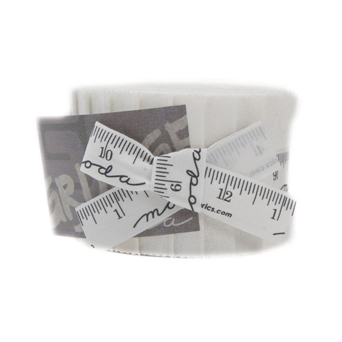 Moda Grunge Junior Jelly Roll 20 Strips 2.5 by 44 White Paper