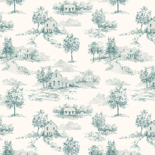 Riley Blake Designs Blissful Moments Lisa Audit Toile Dream Blue