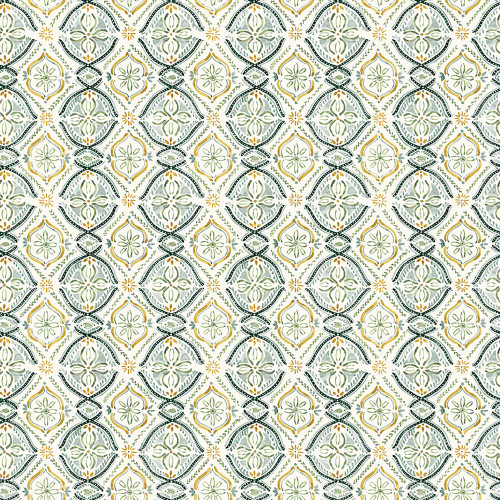 Riley Blake Designs Blissful Moments Lisa Audit Medallions Dream Blue