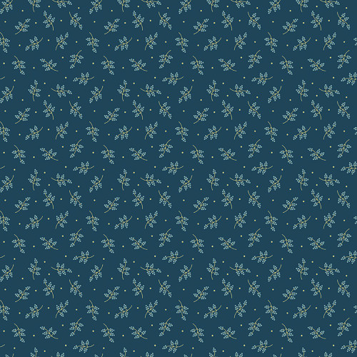 Riley Blake Designs Family Reunion Lori Holt Camping Oxford Blue
