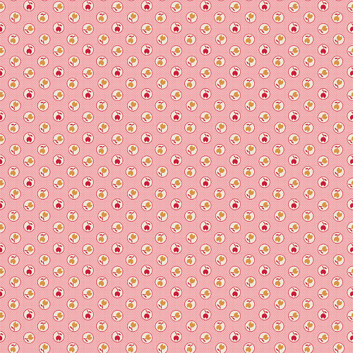 Riley Blake Designs Family Reunion Lori Holt Singsong Coral Pink