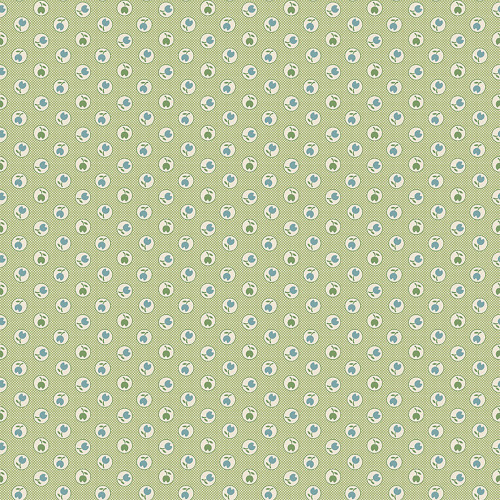 Riley Blake Designs Family Reunion Lori Holt Singsong Lettuce Green