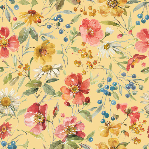 Riley Blake Designs Blissful Moments Lisa Audit Main Yellow