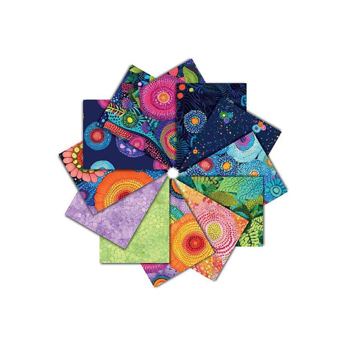 Timeless Treasures Fabrics Jubilant 12 Fat Quarters Jubilant
