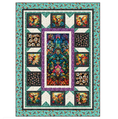 Quilting Treasures Hummingbird Lane Quilt Kit