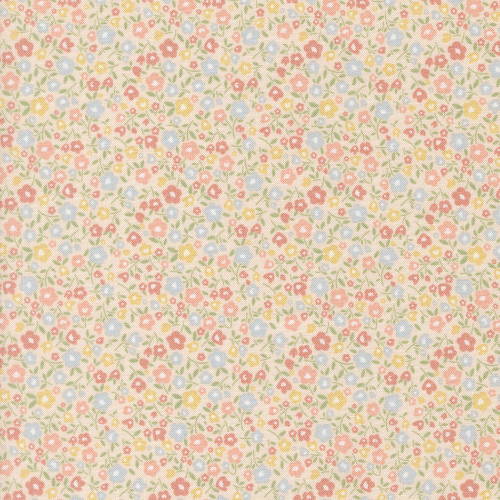 Moda Fabrics Handmade Sweetness My Sew Quilty Life Bitty Blossoms Blush Pink