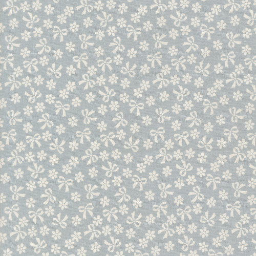 Moda Fabrics Handmade Sweetness My Sew Quilty Life Bows and Daisies Powder Blue