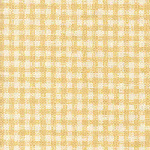 Moda Fabrics Handmade Sweetness My Sew Quilty Life Gingham Check Plaid Butterscotch Yellow
