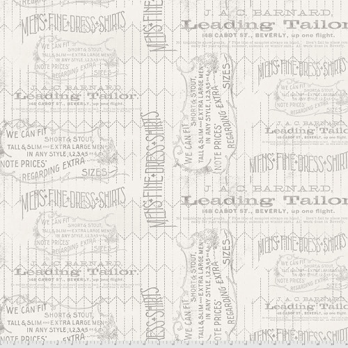 Free Spirit Fabrics Monochrome by Tim Holtz Tailored - Linen