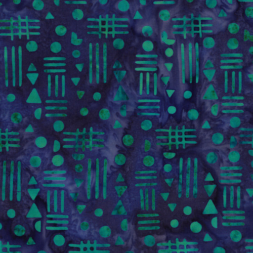 Lumin Fabrics Island Batik Groovy Kate Colleran Abstract Lines Purple Lotus