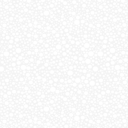 Wilmington Prints Essential White on White Varied Bubble Dots