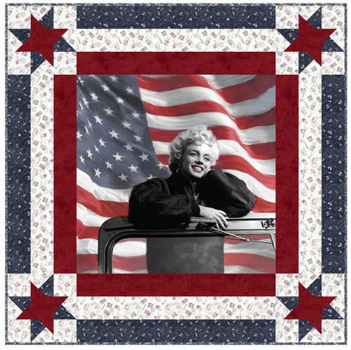 Studio e Stars and Stripes Marilyn Monroe Quilt Kit