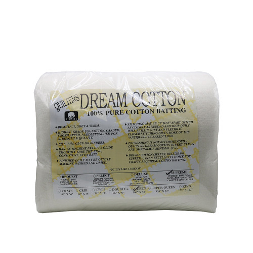 Quilters Dream Supreme Natural Cotton Queen Batting