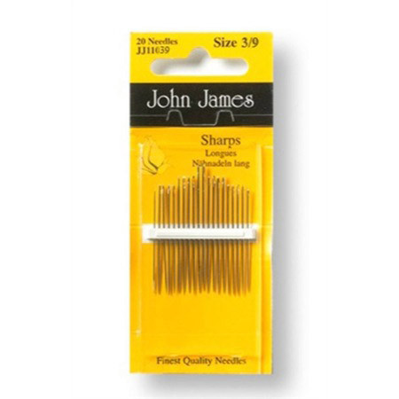 John James Hand Needles Size 3 9 Sharps