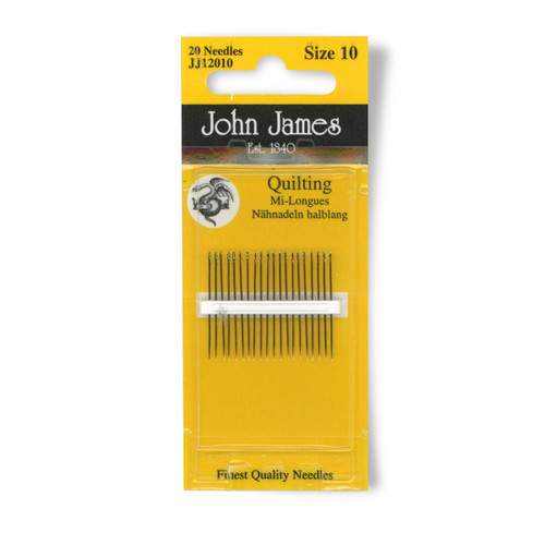 The name John James is synonymous with the very best of needle manufacture, quality and reliability.We are delighted to offer you our comprehensive range of hand sewing and machine needles available for you to purchase.