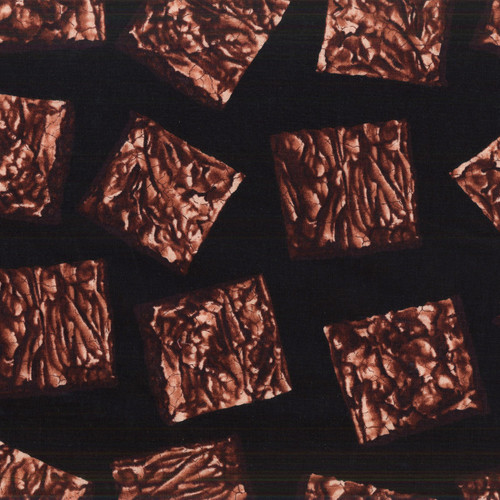 Timeless Treasures Fabrics Novelty Fabrics Realistic Brownies