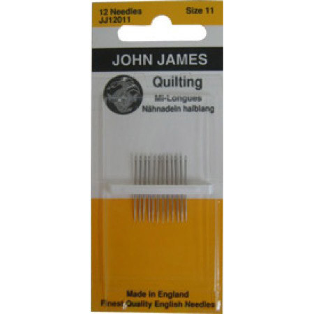 John James Hand Needles Size 11 Quilting