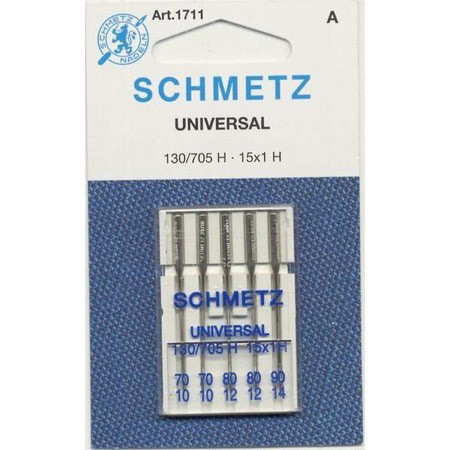 Schmetz Universal Machine Needles 70 80 90