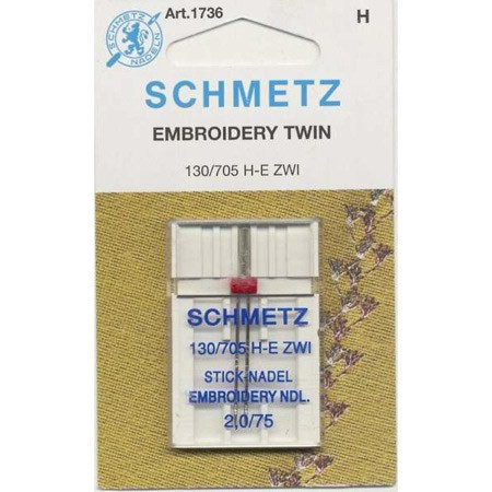 Schmetz Machine Twin Embroidery Size 11/752.00Mm