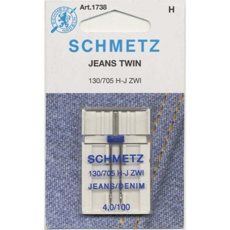Schmetz Double Denim/Jeans Machine Needle Size 4.0/100
