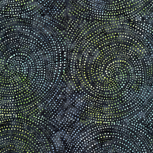 Timeless Treasures Fabrics Tonga Batiks Montauk Dotty Spiral Grotto