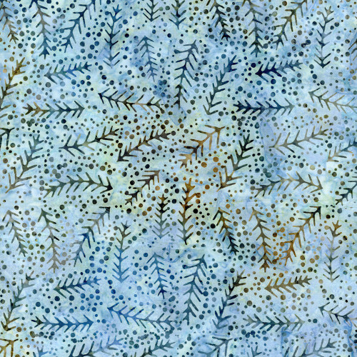 Timeless Treasures Fabrics Tonga Batiks Montauk Stamp Rain