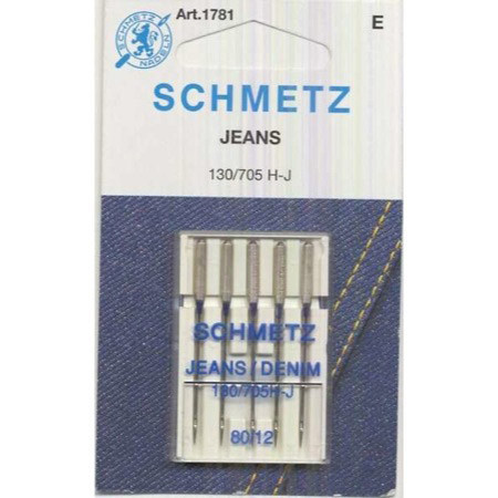 Schmetz Sewing Needles Denim Jeans Size 80/12