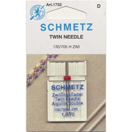 Schmetz Twin Machine Needle Size 1.6mm/70 1ct