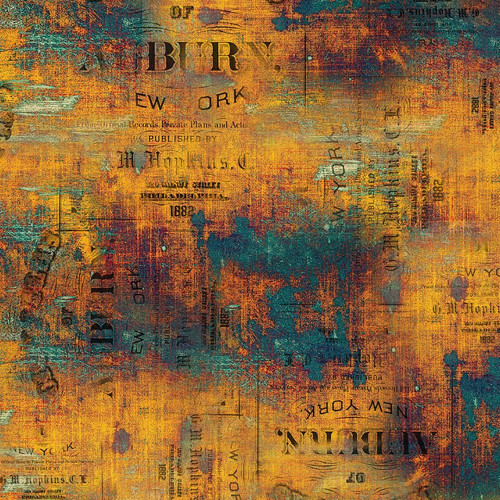 Free Spirit Fabrics Abandoned by Tim Holtz Urban Grunge Patina