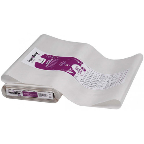 It's low temperature and short pressing time allows for a wider range of materials. Once applied, it can be sewn through, making it ideal for appliques, quilts and other sewable lightweight craft projects.