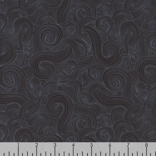 Studio E Fabrics Just Color Swirl Iron Grey