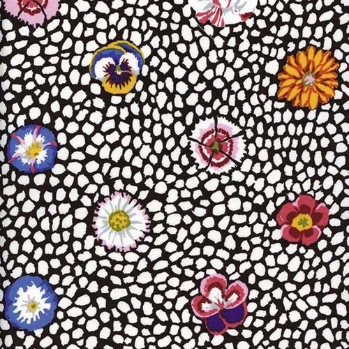 Free Spirit Fabrics Kaffe Fassett Perennials White Guinea Flower