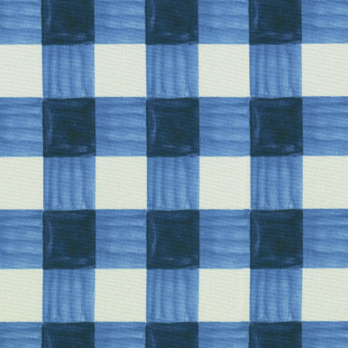 P/K Lifestyles Waverly Fabrics Painterly Plaid Sky Outdoor