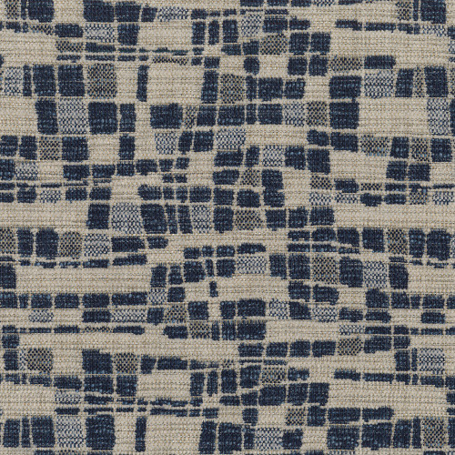 Covington Fabrics Kafka 562 Lapis Cobblestone Mosaic Chenille