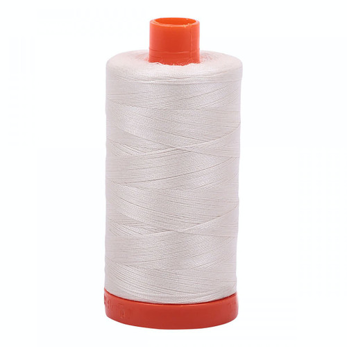 Aurifil Cotton Mako Thread 50 Weight 1422 Yards Muslin