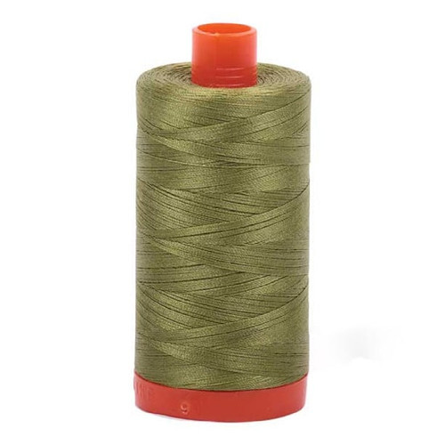Aurifil Cotton Mako Thread 50 Wt 1422 yds Olive Green