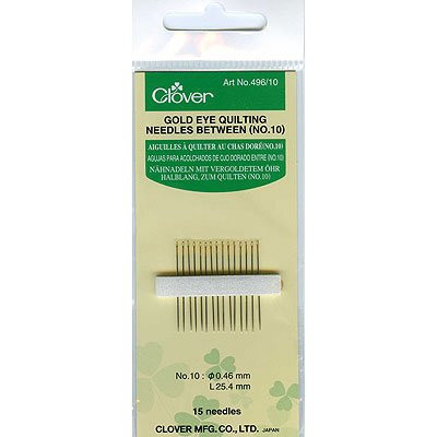 Clover Quilting Needles Size 10
