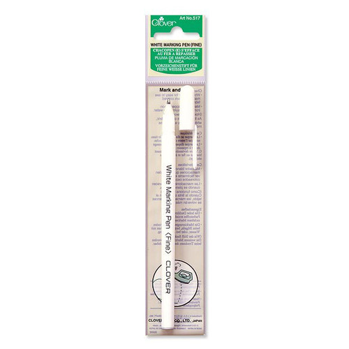 Fabric Marker, Iron-Away, Fine Line, by Clover - White
