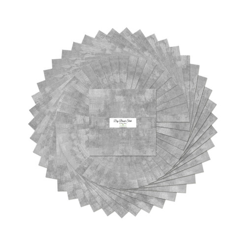 Wilmington Prints Essentials Dry Brush 10 Karat Crystals Ten Inch Squares Slate