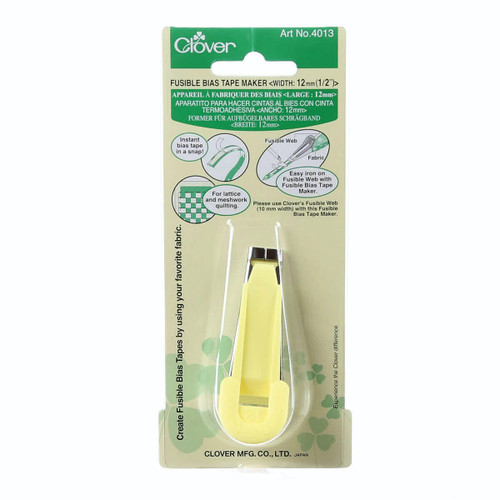 Clover Bias Tape Maker Fusible 12mm wide