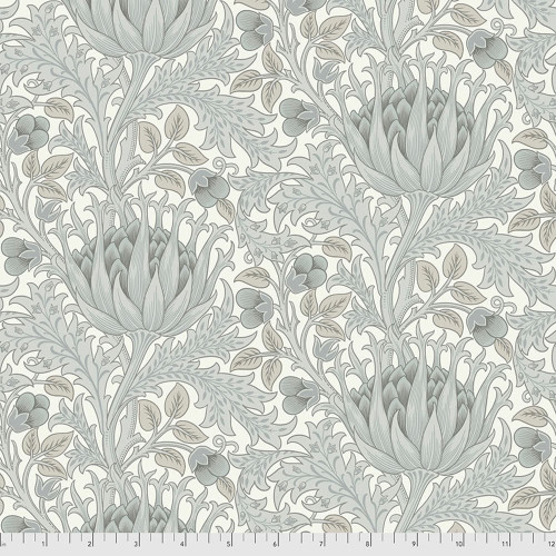 Free Spirit Fabrics William Morris Hawkdale Morris & Co. Artichoke Dove