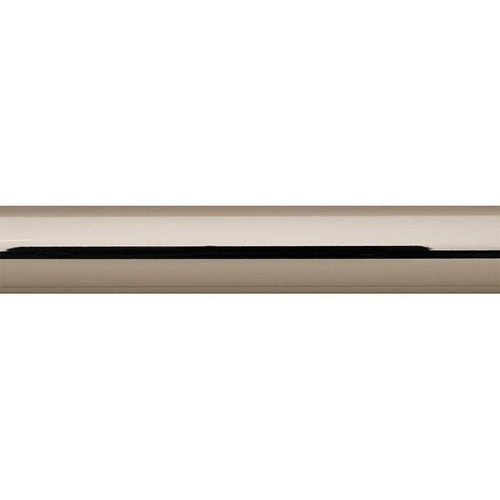 Select Drapery Rod Polished Nickel 1.1875 Inch by 6 Foot