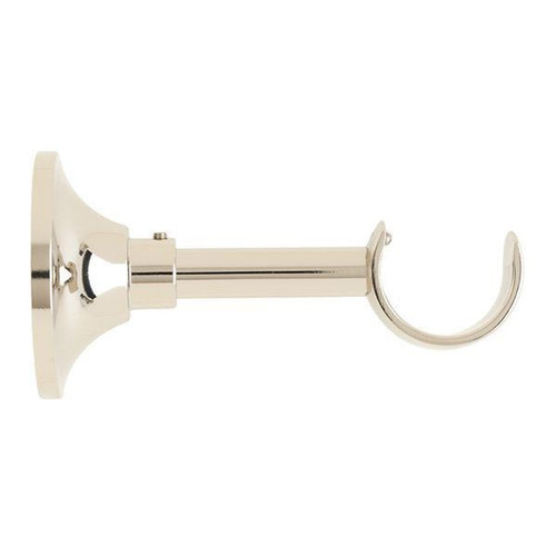 Select Drapery Bracket Polished Nickel 1 and 3.16 inches