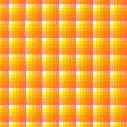 Robert Kaufman Fabrics Kitchen Window Wovens by Elizabeth Hartman Shadow Plaid Orangeade