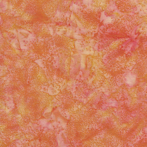 Island Batik Fabrics Foundations Basics Opulent Oranges Carrot