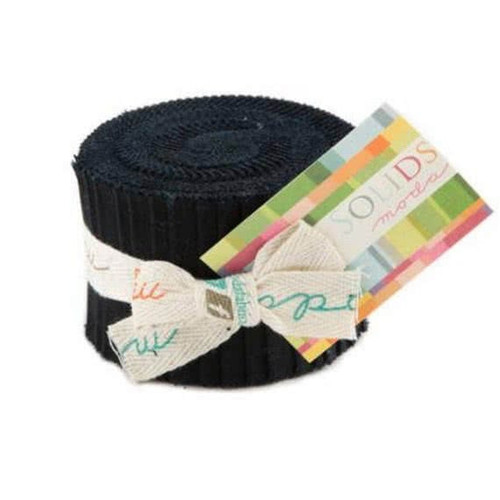 Moda Bella Junior Jelly Roll Strips 2.5 x 44 x 20 Black