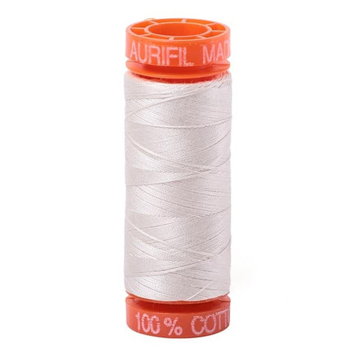 Aurifil Cotton Mako Thread 50 weight Muslin Mini Spool 220 yards / 200 meters
