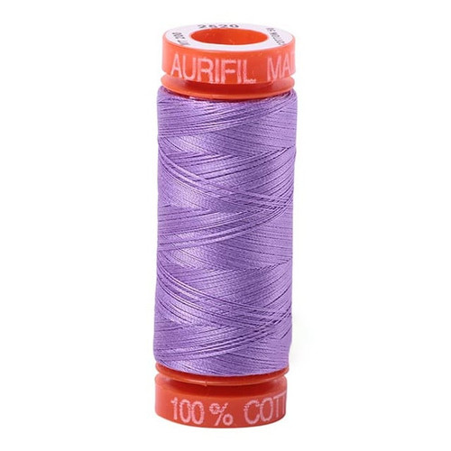 Aurifil Cotton Mako Thread 50 weight Light Lilac Mini Spool 220 yards / 200 meters