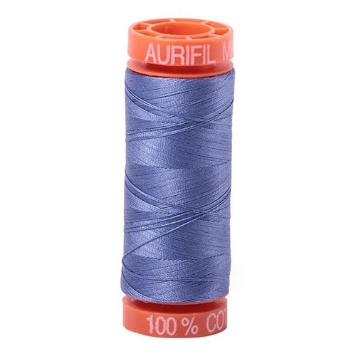 Aurifil Cotton Mako Thread Violet 50 weight Mini Spool 220 yards / 200 meters
